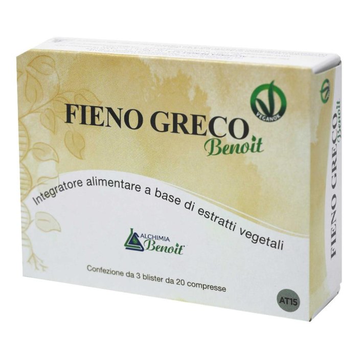 Fieno greco Benoit 60 compresse - integratore di fieno greco per metabolismo e tono
