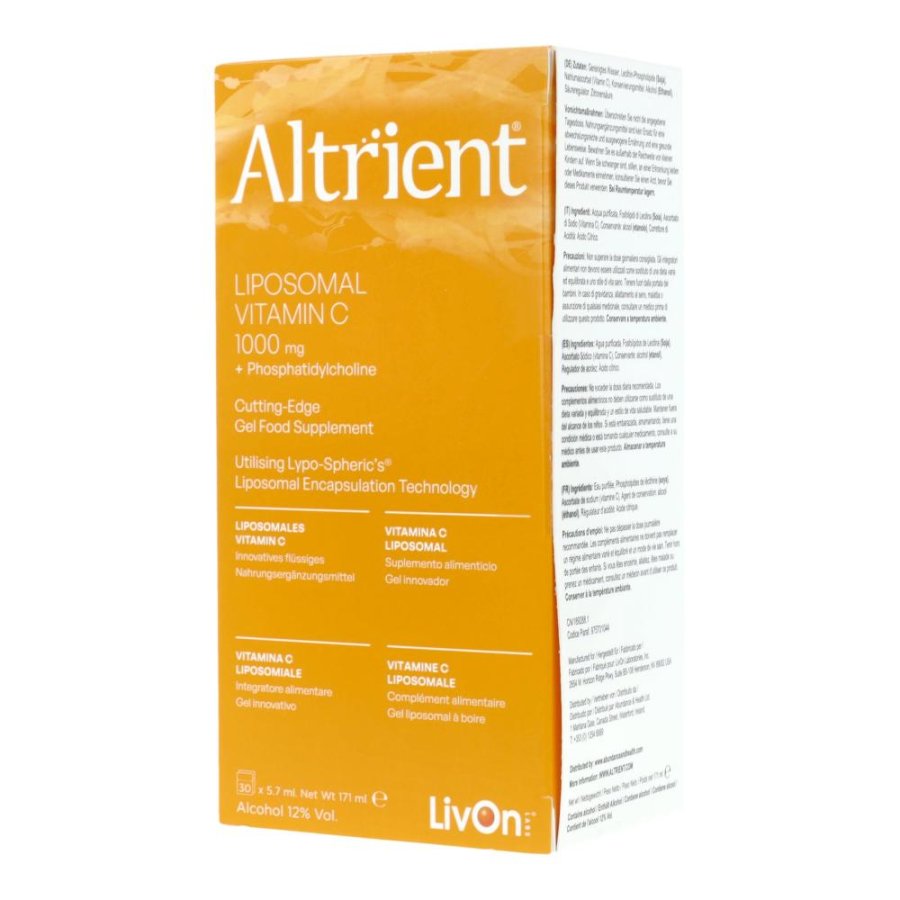Altrient Liposomal Vitamin C 30 Bustine - Integratore Altrient Liposomal Vitamin C 30 Bustine - Integratore