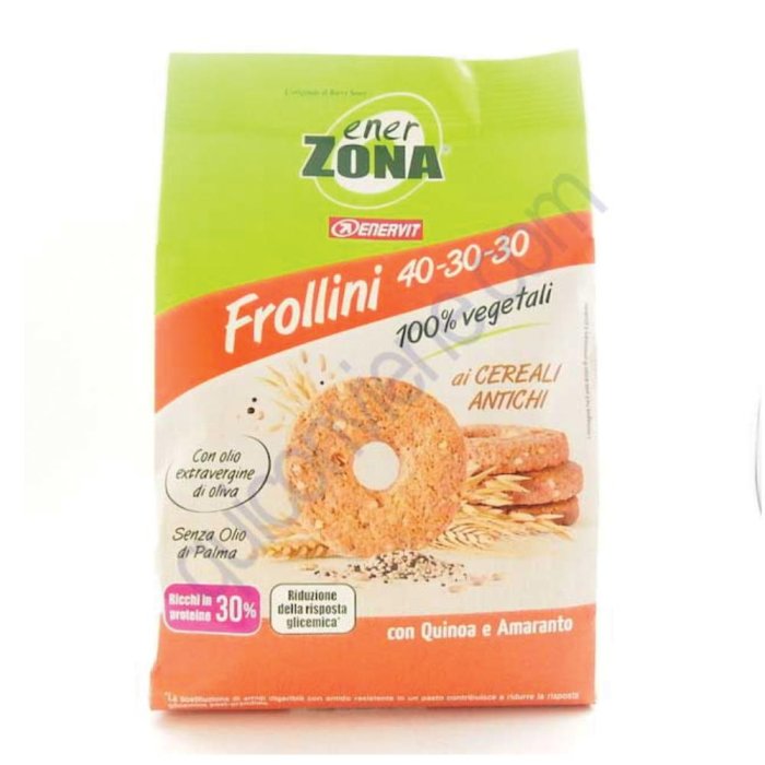ENERZONA Frollini Frollini Vegetai ai Cereali Antichi 250 Grammi