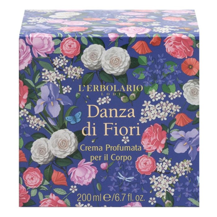 L'Erbolario Danza Di Fiori Crema Corpo Profumata Nutriente E Protettiva 200 ml