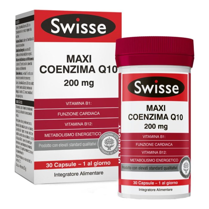 Health And Happiness (h&h) It. Swisse Maxi Coenzima Q10 200 Mg 30 Capsule