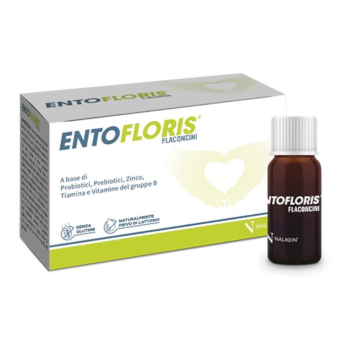 Nalkein Entofloris Integratore Equilibrio Flora Intestinale 10 Flaconcini