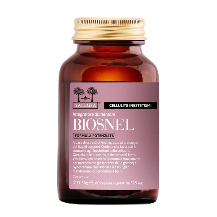 Salugea Biosnel Formula Potenziata Integratore Drenante Anticellulite,60 Capsule