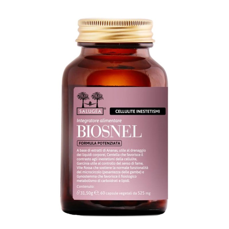 Salugea Biosnel Formula Potenziata Integratore Drenante Anticellulite,60 Capsule