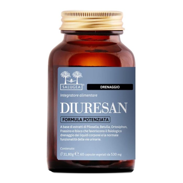Salugea Diuresan Formula Potenziata - Integratore per il Drenaggio dei Liquidi 60 capsule 