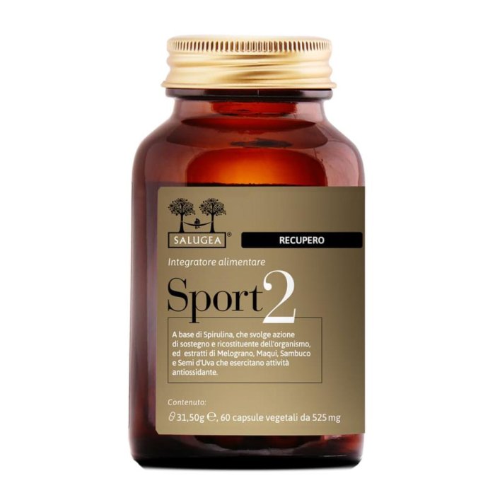 Salugea Sport 2 Recupero Integratore per Sportivi Recupero Muscolare 60 Capsule Vegetali