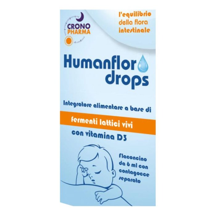 Crono Pharma Humanflor Baby Drops 1 Flaconcino 6 Ml