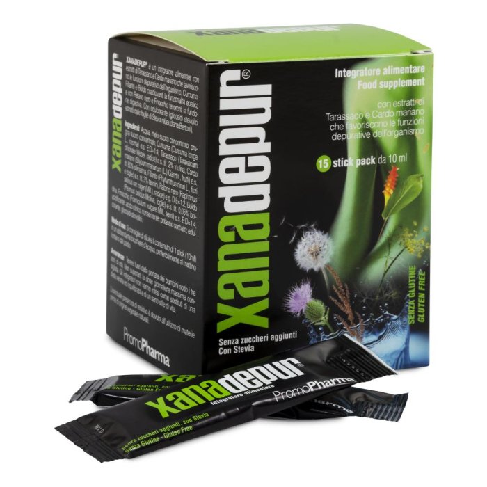 Promopharma Xana - Xanadepur Integratore Alimentare 15 Stick 10 ml