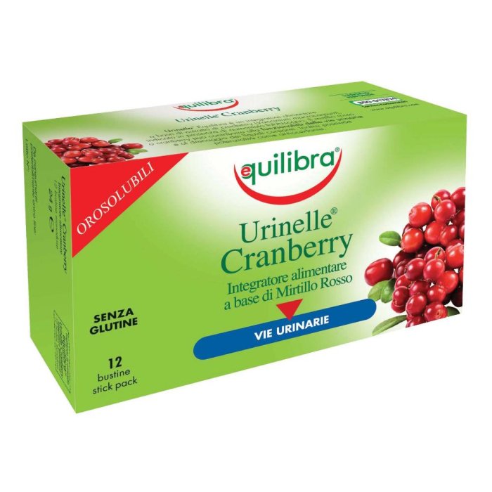 Equilibra Urinelle Cranberry 12 Stickpack Orosolubili