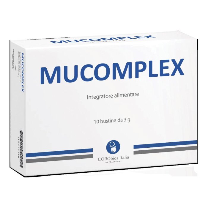 Mucomplex integratore per benessere di gola e fluidità scecrezioni bronchiali 10 bustine