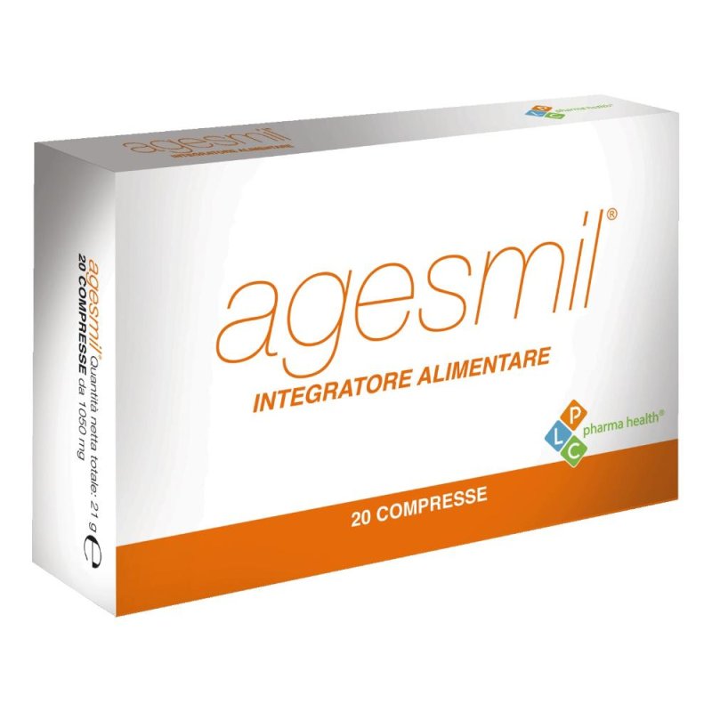   Agesmil integratore microcircolo con diosmina e piante - confezione 20 compresse