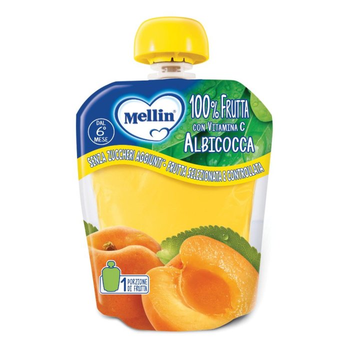 Mellin Pouch Albicocca 90g 6Mesi+