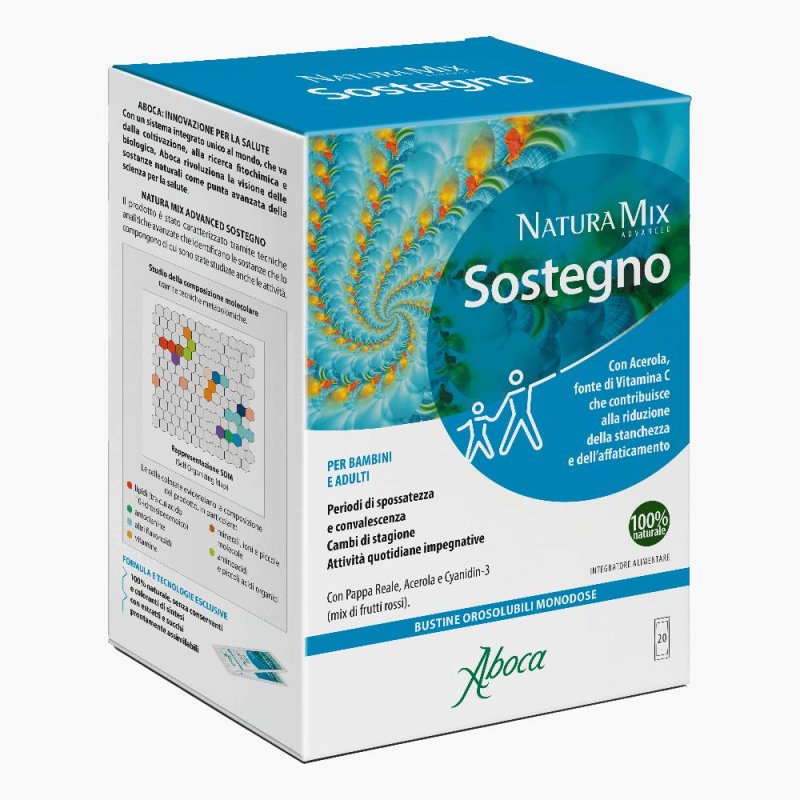 Aboca  Societa' Agricola Natura Mix Advanced Sostegno Orosolubile 20 Bustine