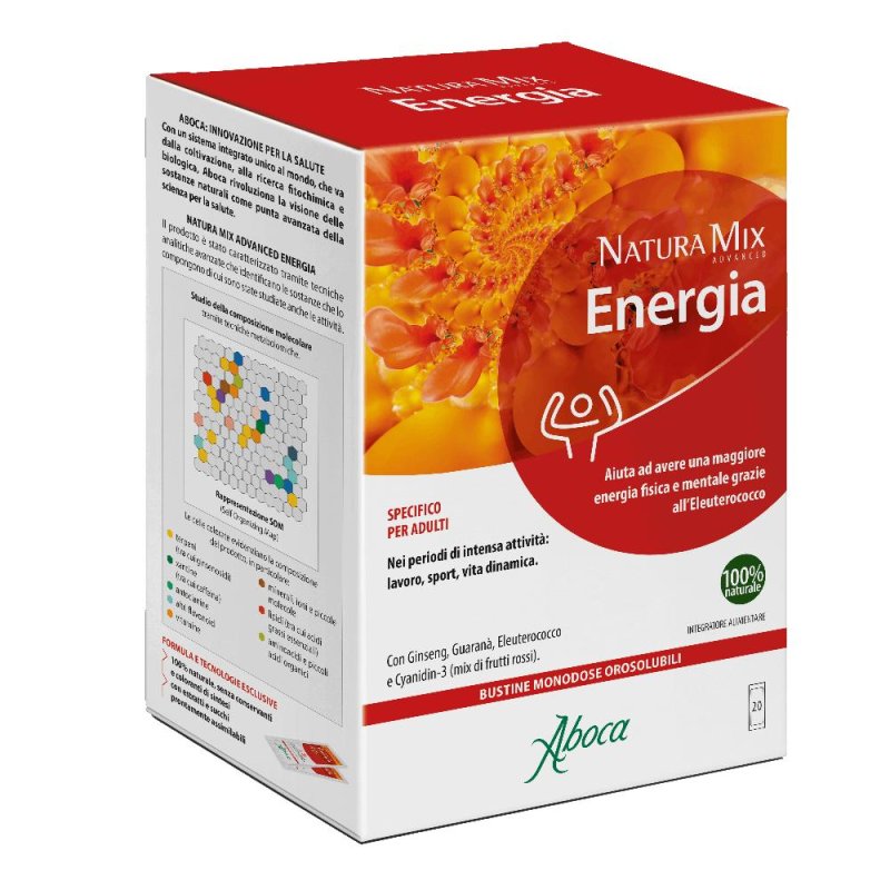 Aboca  Societa' Agricola Natura Mix Advanced Energia 20 Bustine