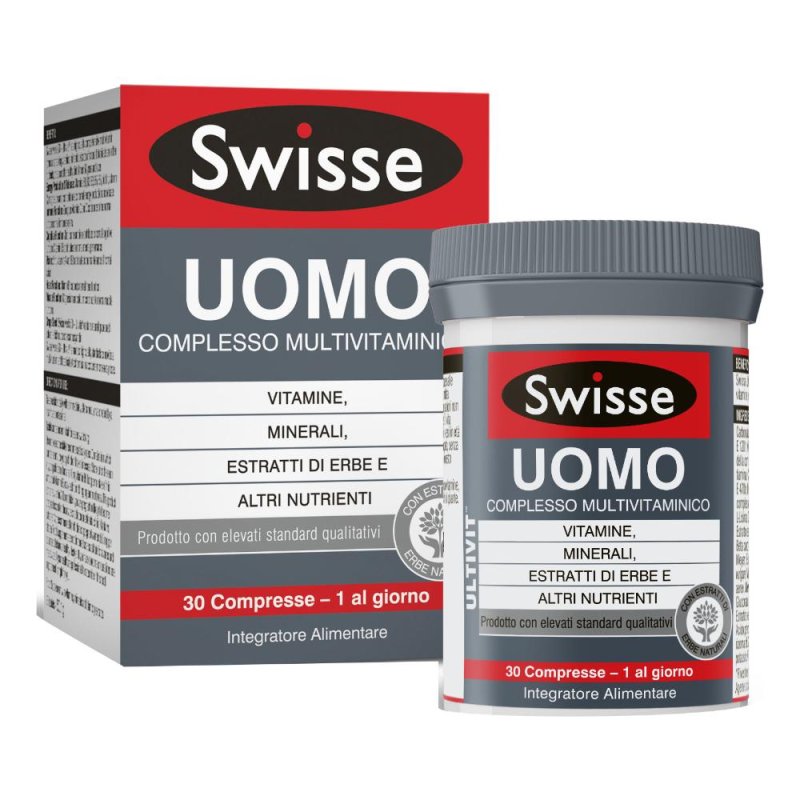 Health And Happines (h&h) It. Swisse Multivitaminico Uomo 30 Compresse