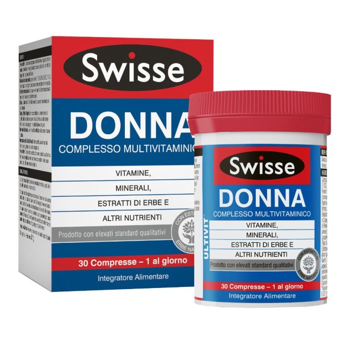 Health And Happines (h&h) It. Swisse Multivitaminico Donna 30 Compresse