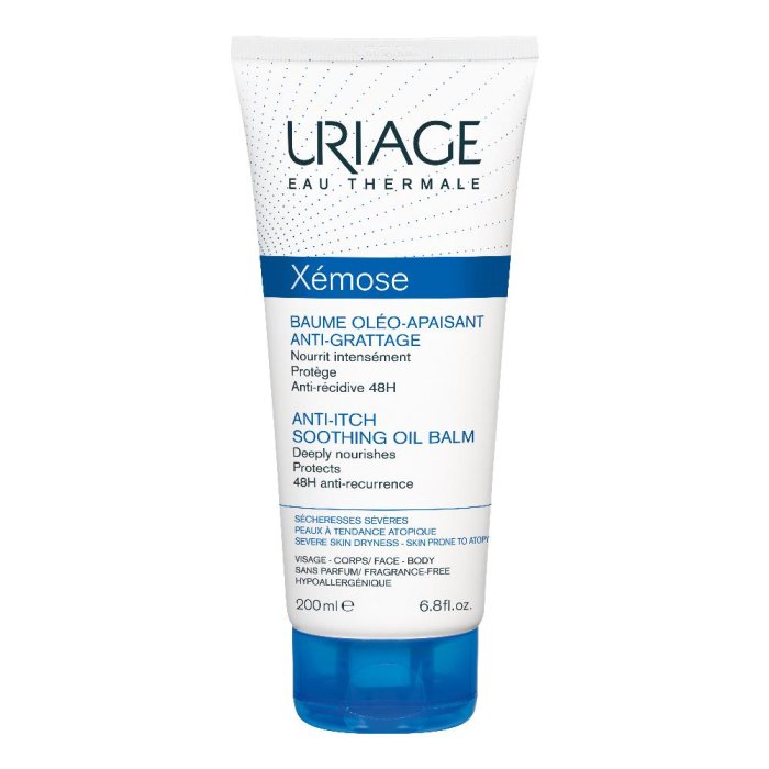 Uriage Xemose C8+ Balsamo-Olio Corpo Lenitivo Anti-Prurito Pelle Secca e Sensibile 200 ml