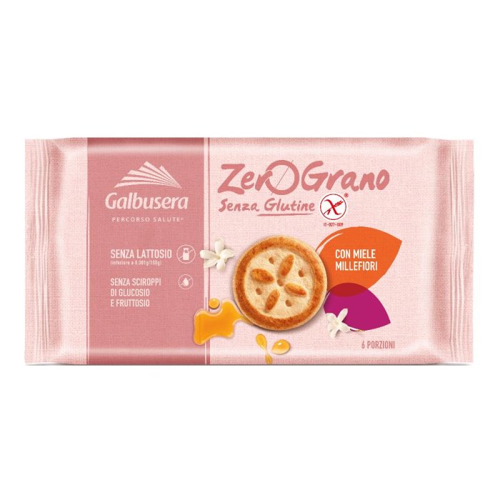 Galbusera Percorso Salute Alimenti senza Glutine Zerograno Frollino Fresco e Fragrante 220 g
