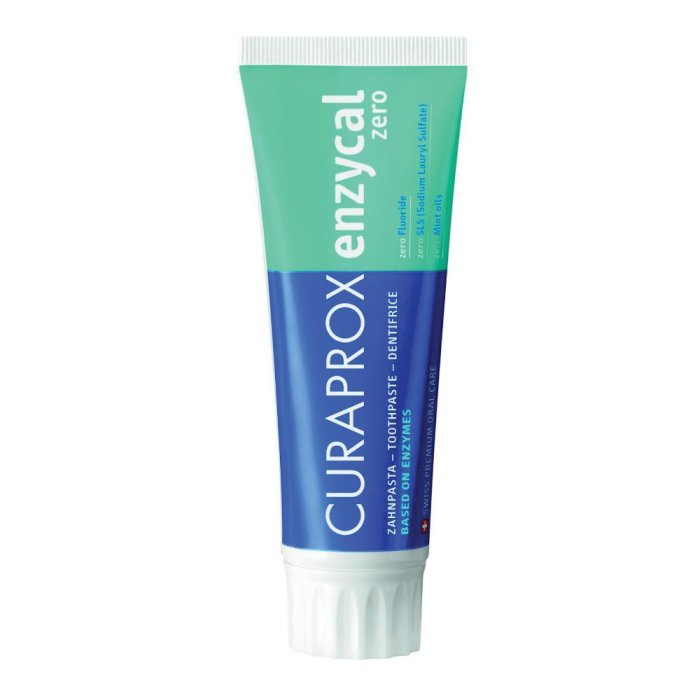 Curaprox Enzycal - Zero Fluoride Dentifricio Senza Fluoro 75ml