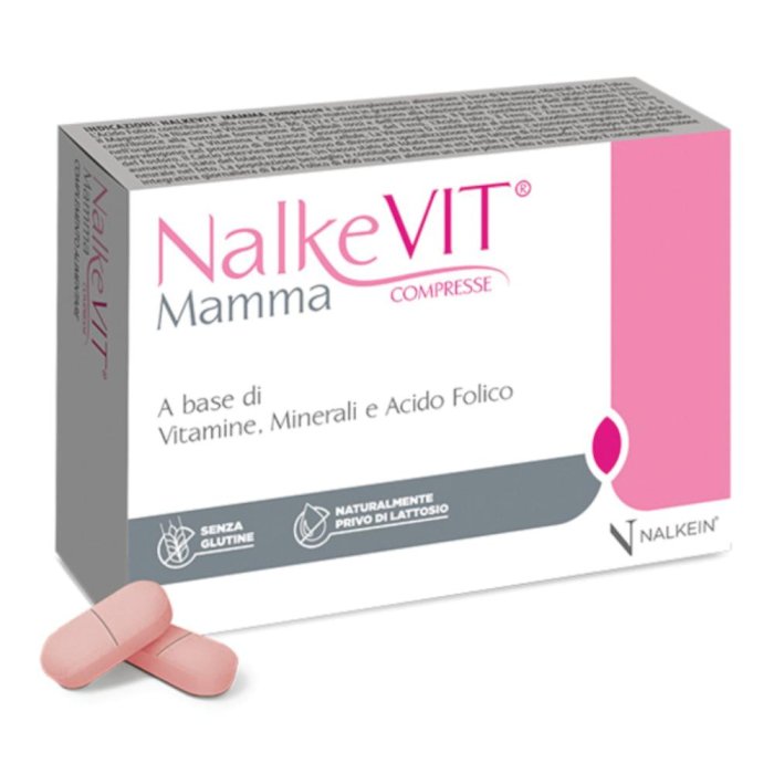 Nalkein SA Nalkevit Mamma Multivitaminico Gravidanza e Allattamento,30 Compresse