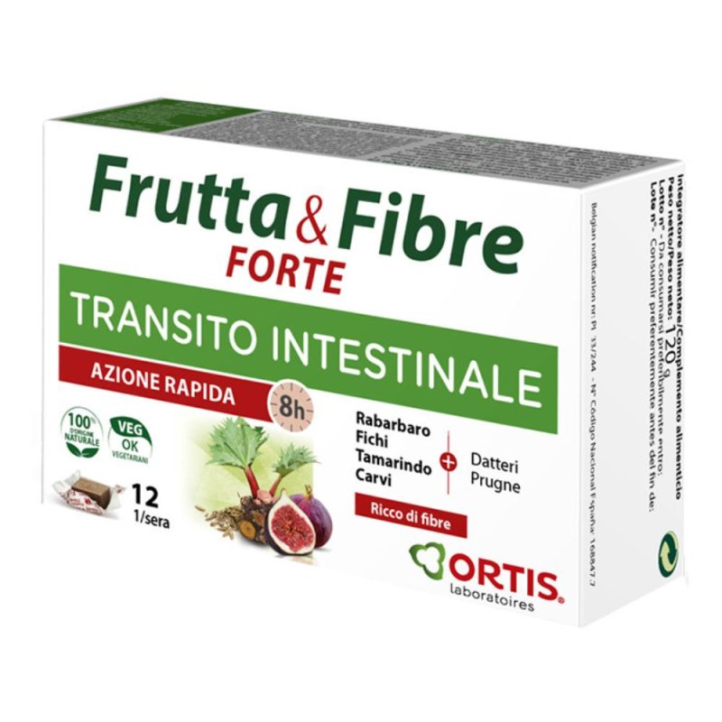 FRUTTA & FIBRE FORTE 12CUBETTI