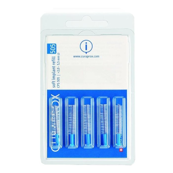 Curaden Ag Curaprox Cps 505 Soft Implant Blu Scovolino 5 Pezzi