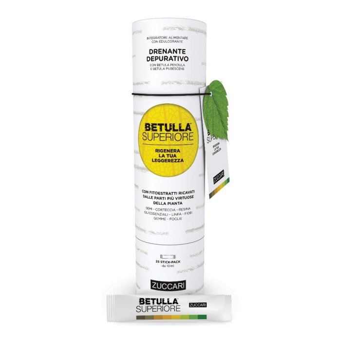 Betulla Superiore Zuccari Integratore Alimentare 25 Stick-Pack Da 10ml