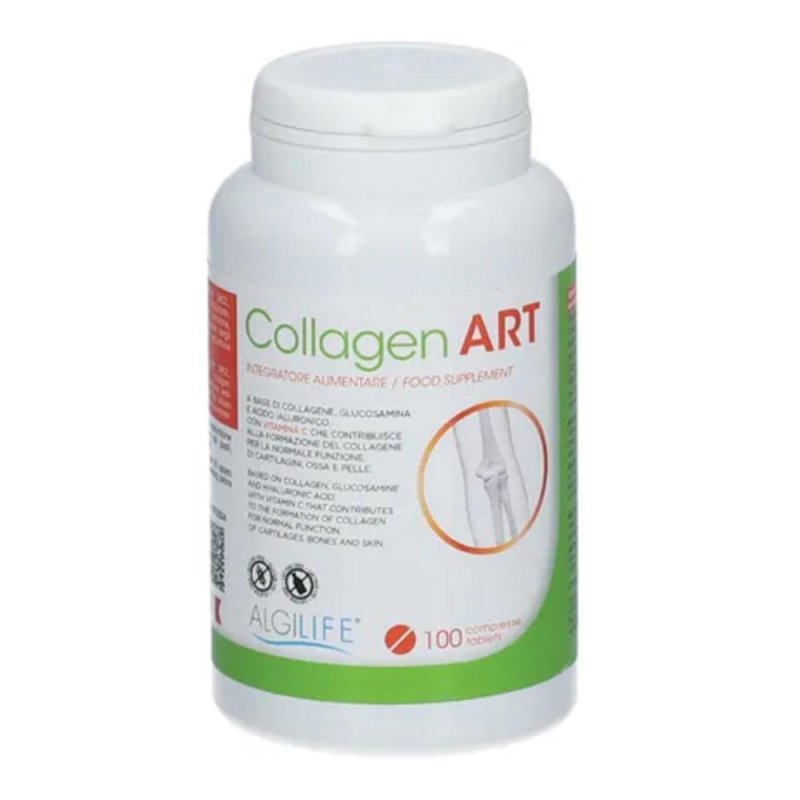 Algilife Collagenart Integratore Alimentare al Collagene per Articolazioni, Ossa e Cartilagini – Confezione da 100 Compresse