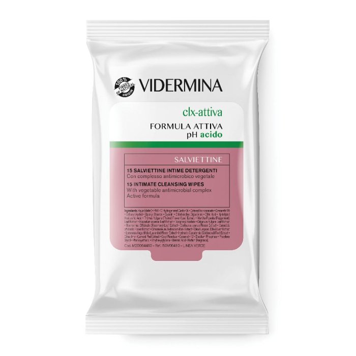 Vidermina CLX Attiva 15  Salviettine Detergenti