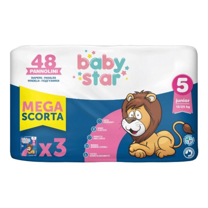 Farvima Medicinali Babystar Tripack 3x16 Taglia 5 48 Pezzi