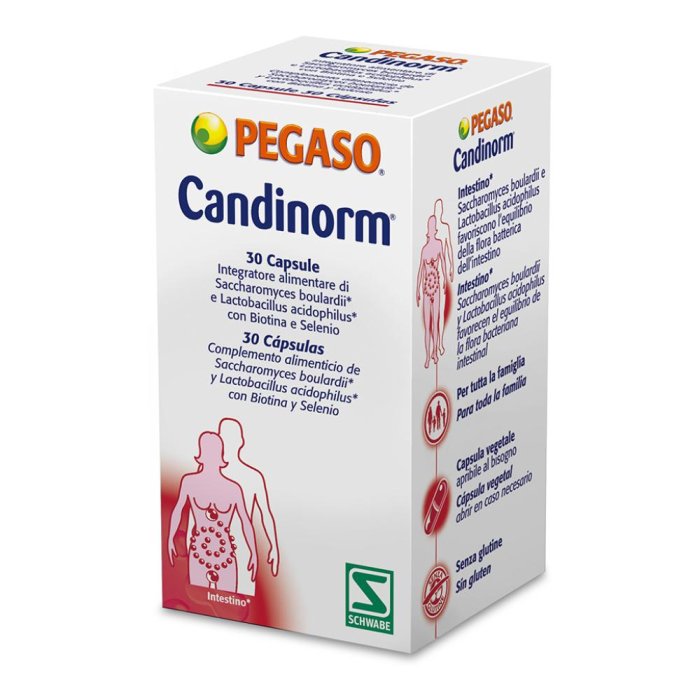 Schwabe Pharma Candinorm Integratore Alimentare 30 Capsule