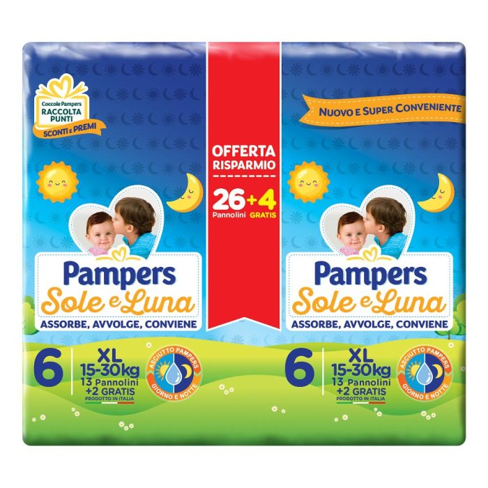 PAMPERS SOLE&LU TRIO XL 40 0073