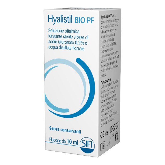 Sifi Hyalistil Bio PF Soluzione Oftalmica Idratante 10 ml