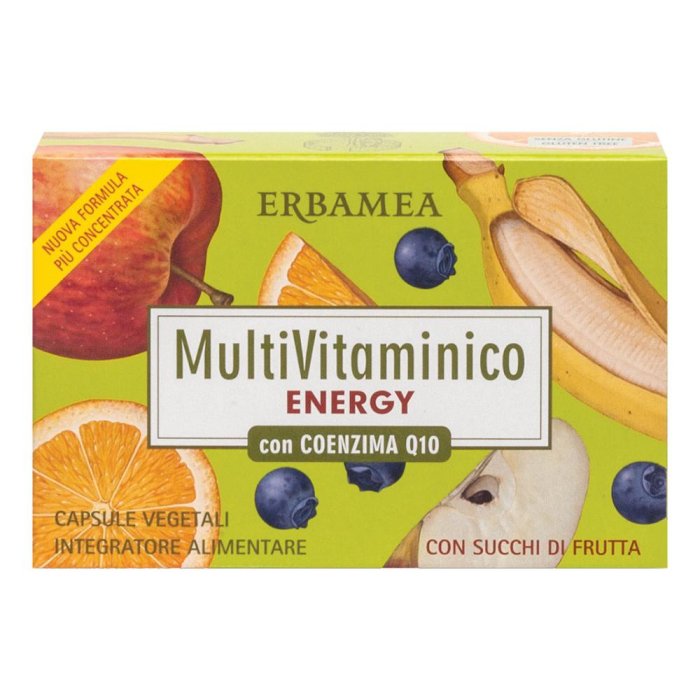 MULTIVIT ENERGY Coenzima Q10 Integratore Multivitaminico 24 Compresse