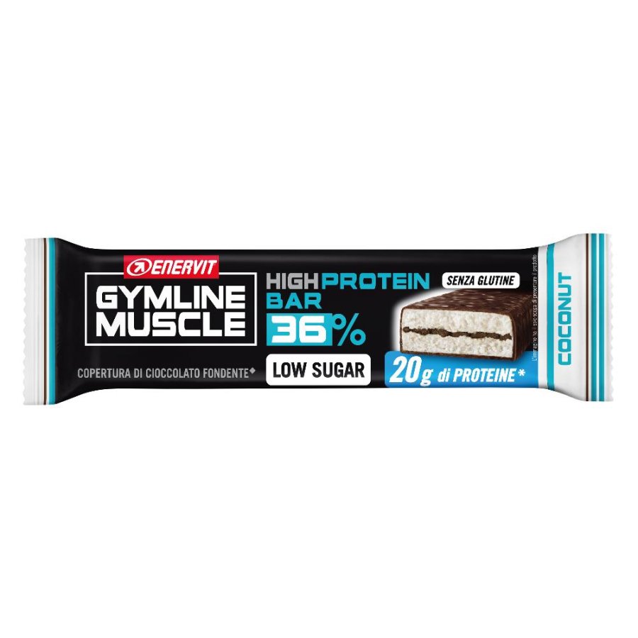 Enervit Sport Gymline High Protein Bar 36% Coconut 55g Enervit Sport Gymline High Protein Bar 36% Coconut 55g