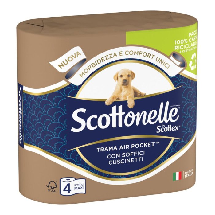Scottonelle Maxi Carta Igienica Soffice E Trapuntata 4 Rotoli