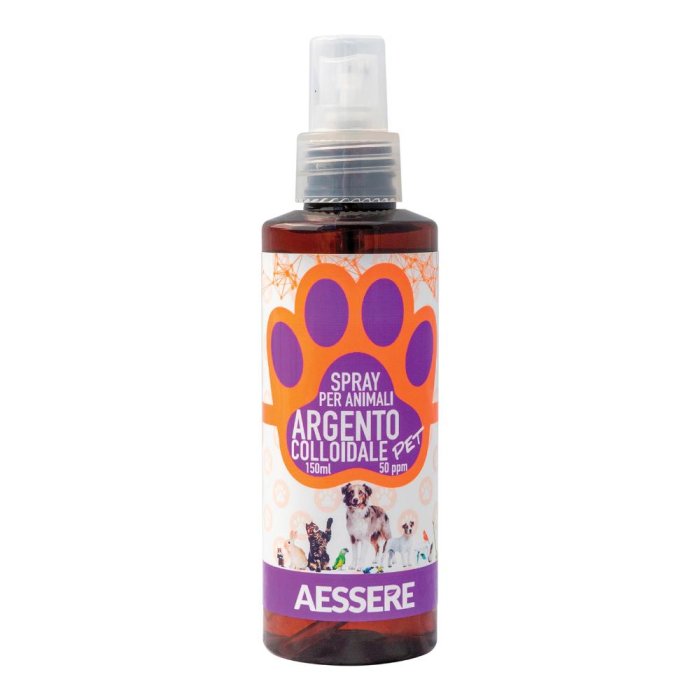 Argento colloidale 50 ppm spray per animali domestici cani e gatti – soluzione naturale ad alta purezza
