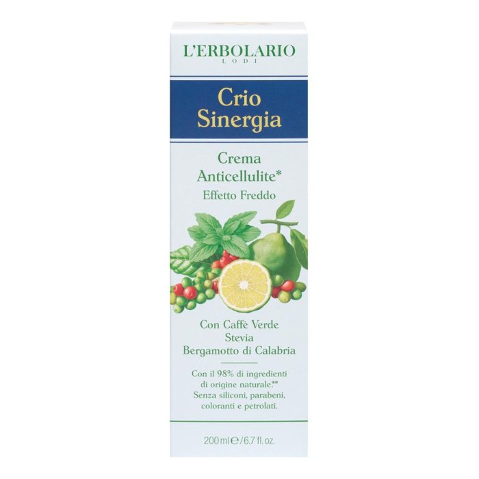 Crio Sinergia crema anticellulite - crema corpo effetto freddo contro gli inestetismi della cellulite