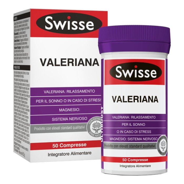 Swisse Valeriana Sonno E Relax 50 Compresse