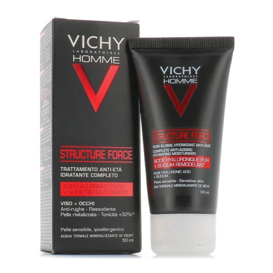 Vichy (l'oreal Italia) Vichy Homme Structure Force Crema Viso Uomo 50 Ml Vichy (l'oreal Italia) Vichy Homme Structure Force Crema Viso Uomo 50 Ml