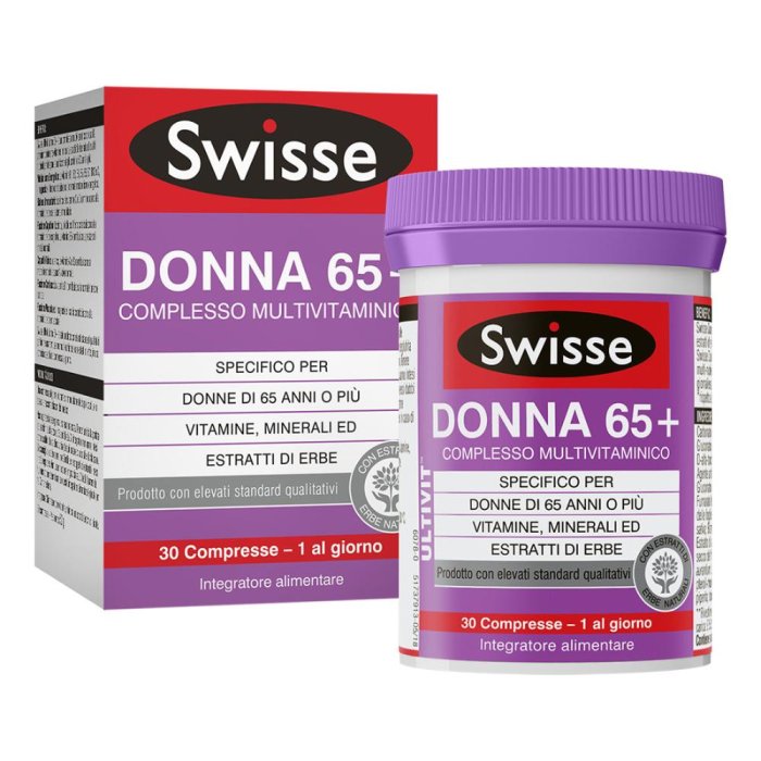 Swisse Donna 65+ Complesso Multivitaminico 30 Compresse