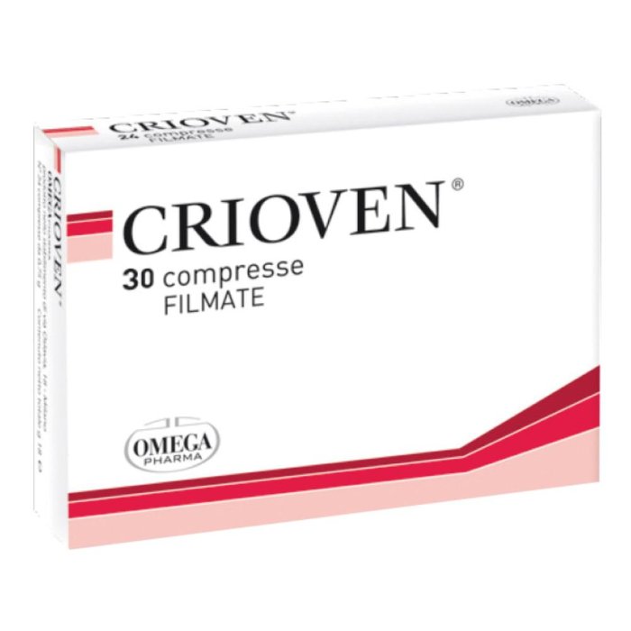 Omega Pharma Crioven Integratore Alimentare 30 Compresse