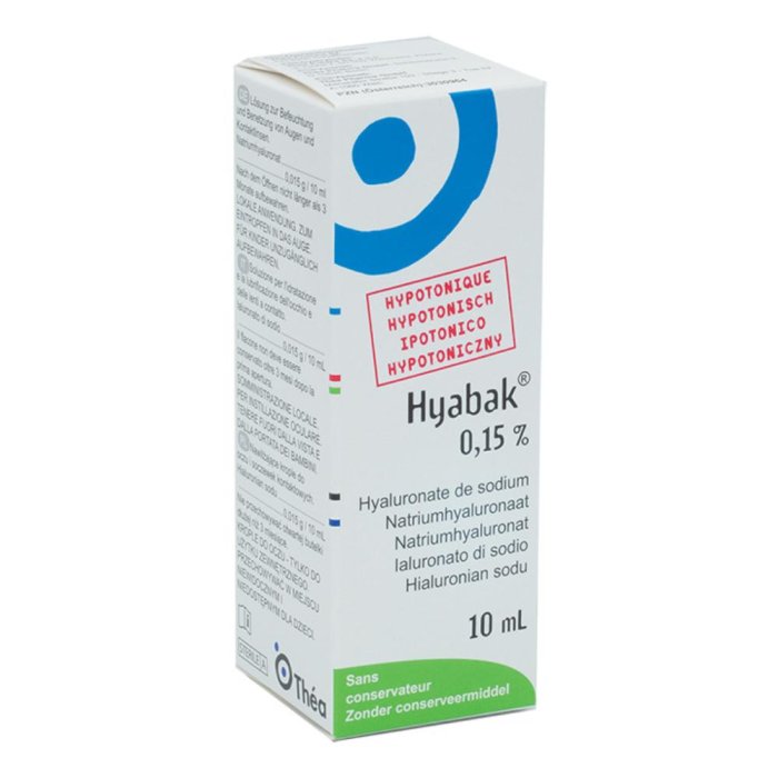 HYABAK 0,15% SOL OFTALM 10ML