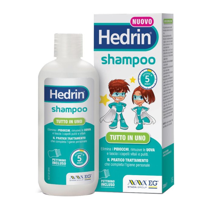 EG Hedrin - Shampoo Tutto in Uno Antipediculosi 200 ml