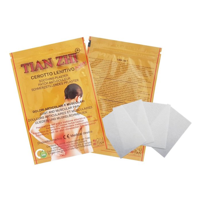 Qiu Tian Tian Zhi Cerotto Lenitivo per Dolori Articolari e Muscolari 4 cerotti
