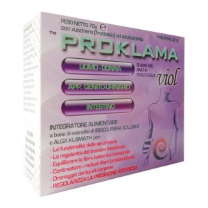 Proklama Viol 14 Bustine Integratore Alimentare per Benessere Intestinale ed Equilibrio della Flora Batterica