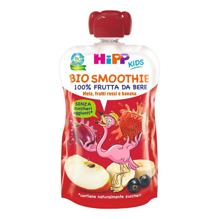 Hipp Smoothie - Frutta Da Bere Mela Frutti Rossi E Banana 120 ml
