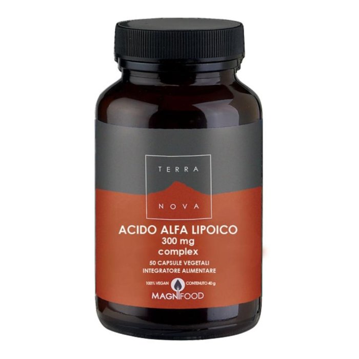 Terranova Supporti Specifici - Acido Alfa Lipoico 300 mg Complex 50 Capsule