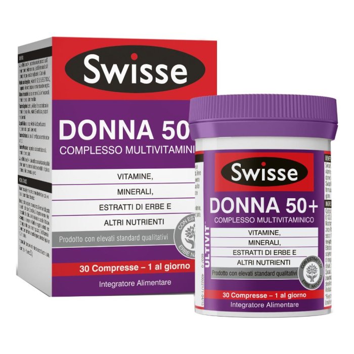 Health And Happines (h&h) It. Swisse Multivitaminico Donna50+ 30 Compresse