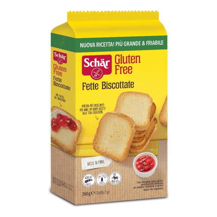 Schar Fette Biscottate Senza Glutine 260 Grammi